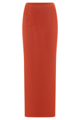 Reagan Knit Maxi Skirt - Orange