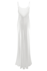 Saylor Satin Slip Maxi Dress - Ivory