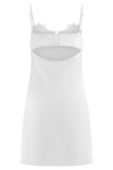 Scarlett Satin Slip Mini Dress - Ivory